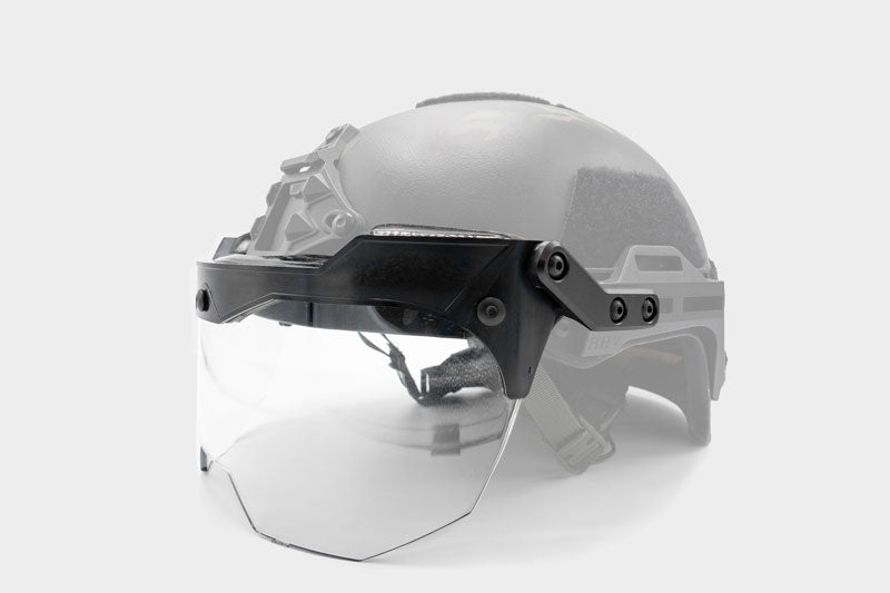 Military helmet with sales face shield